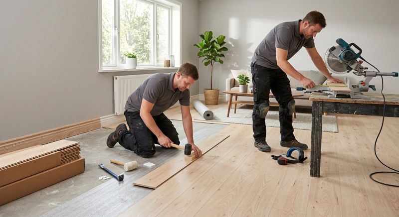 Laminate Floor Installation in East Bridgewater, MA