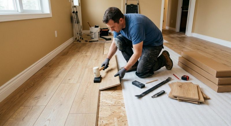 Laminate Floor Installation in Newton Center, MA