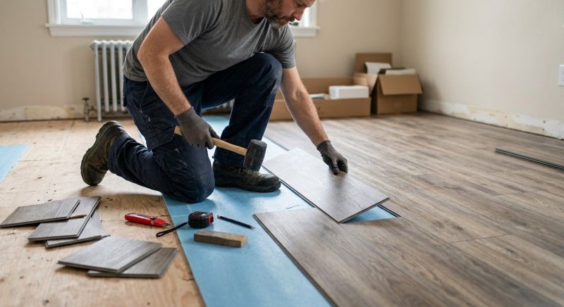 Linoleum Floor Installation in Abington, MA