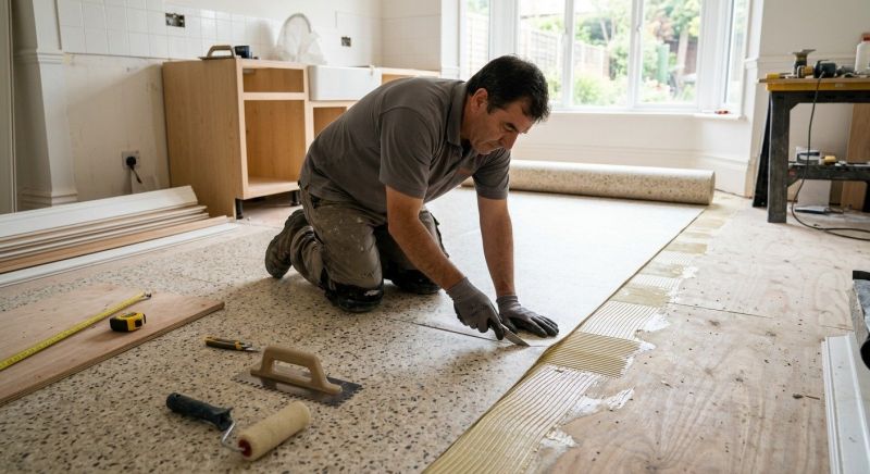 Linoleum Floor Installation in Norfolk County, MA