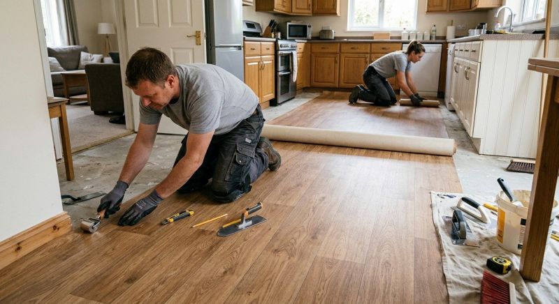 Linoleum Flooring Replacement in North Attleboro, MA