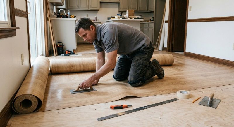 Sheet Flooring Installation in Warren, RI