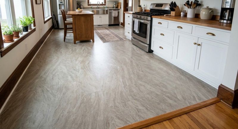 Sheet Linoleum Installation in Holliston, MA